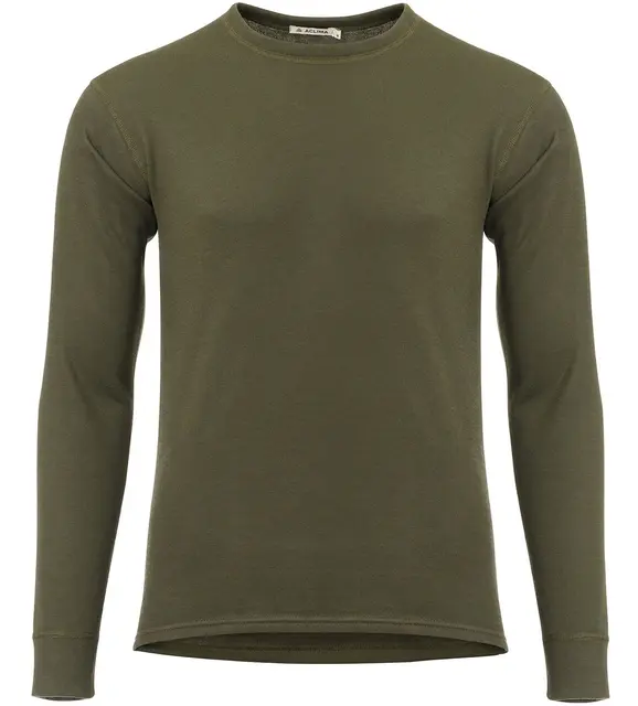 Aclima WoolTerry Crew neck M's Olive Night - L 