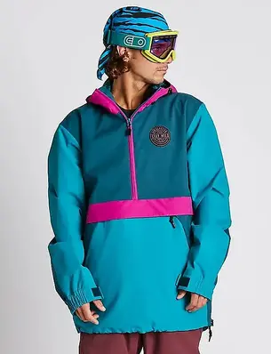 Airblaster Trenchover Jacket Spruce/Magenta - L 