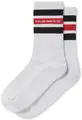 Polar Fat Stripe Socks White/Black/Red - 39-42
